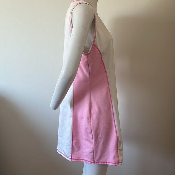 Vintage 1990s Lilly Pulitzer White Pink Tennis Dress - Picture 6 of 11